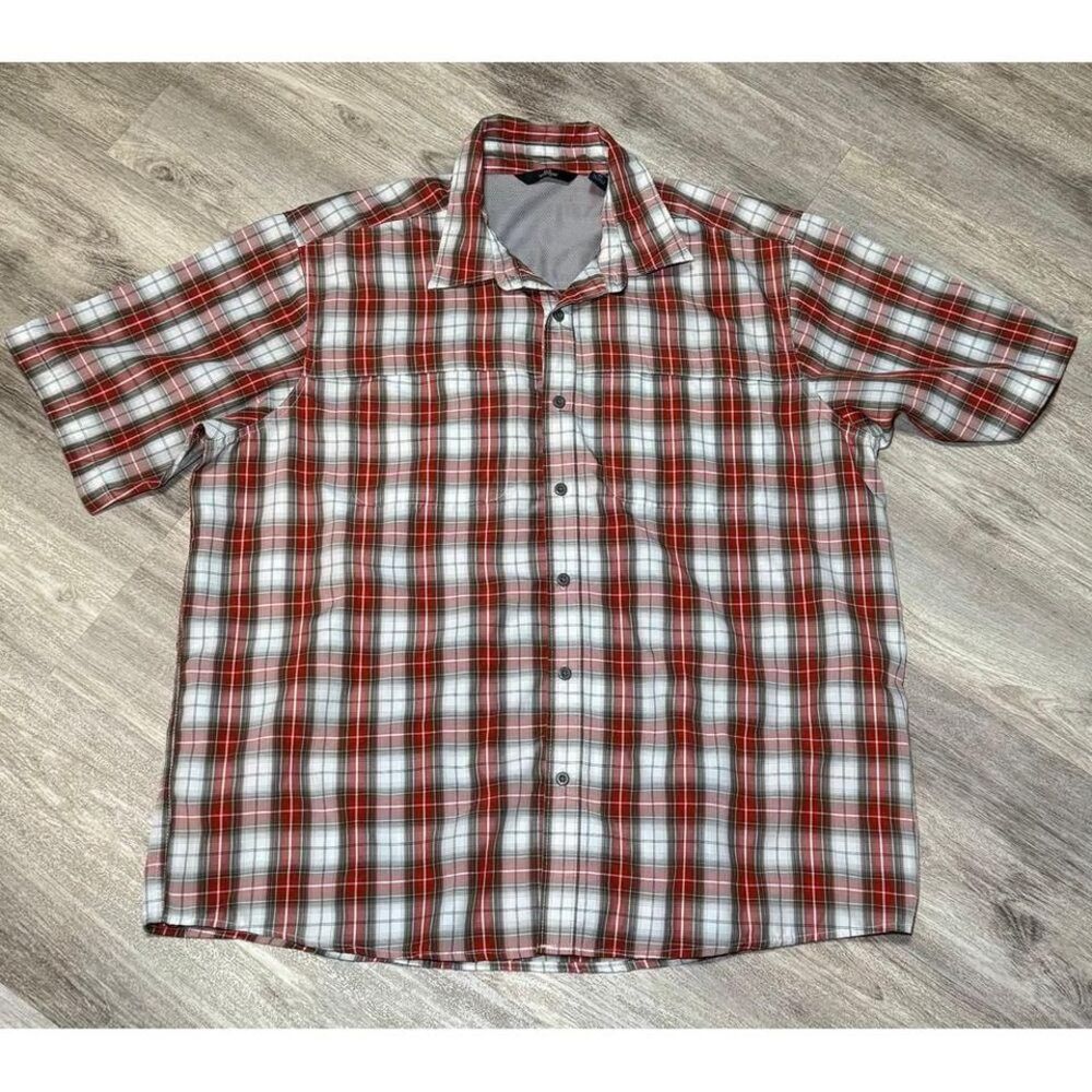 Wrangler shirt sleeve‎ button down flannel shirt XL